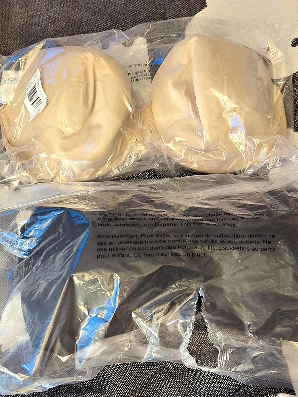 Beige & Black Bras NWT 44DDD Lane Bryant Full Coverage With Underwire